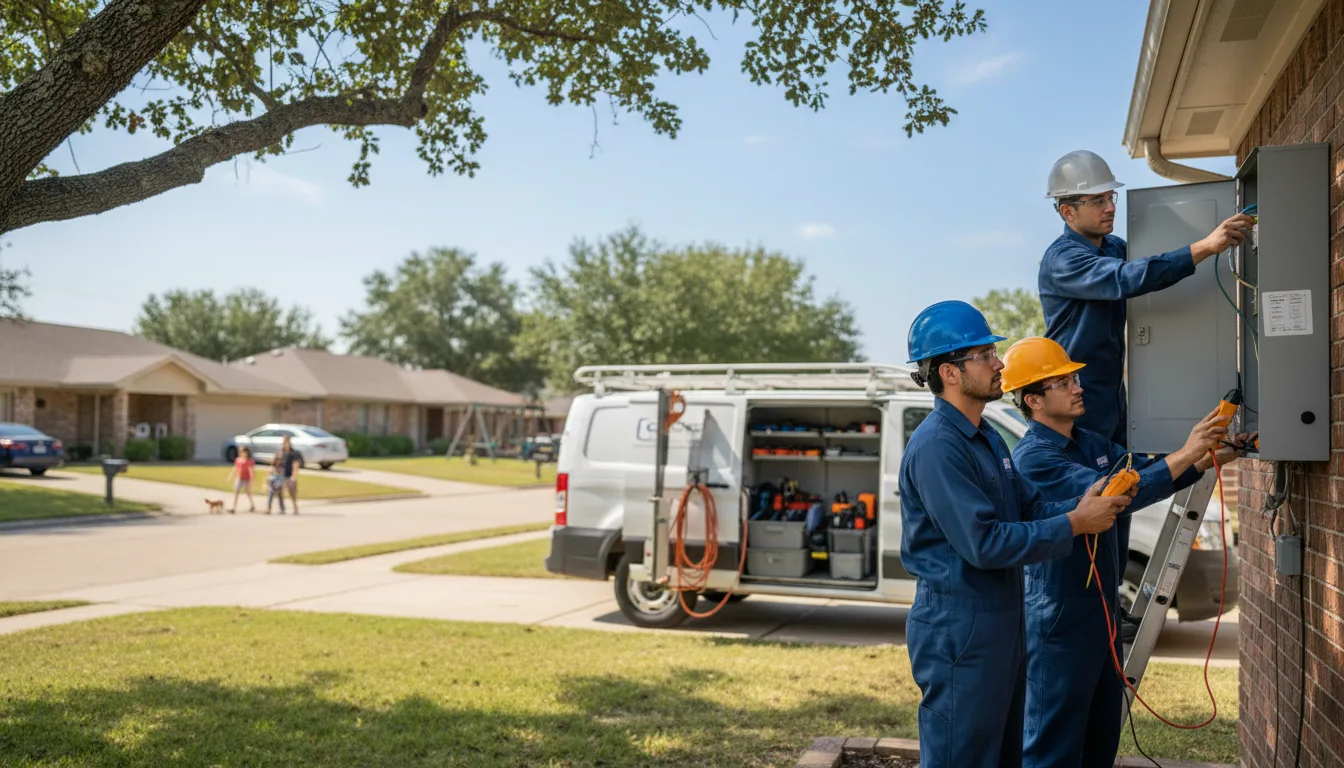 Certified electrician providing emergency electrical services in Penasco, NM